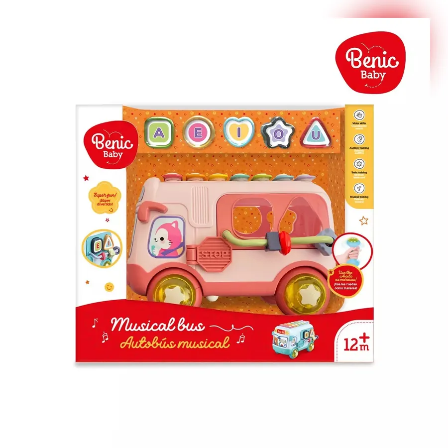 Benic Baby — autobús musical rosa
