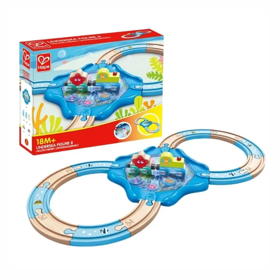 Hape — pista de tren en 8 bajo el agua