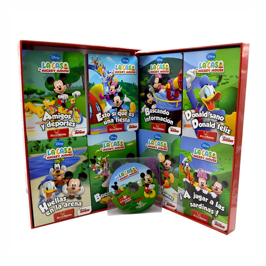 La Casa de Mickey Mouse — set de 8 libros con DVD
