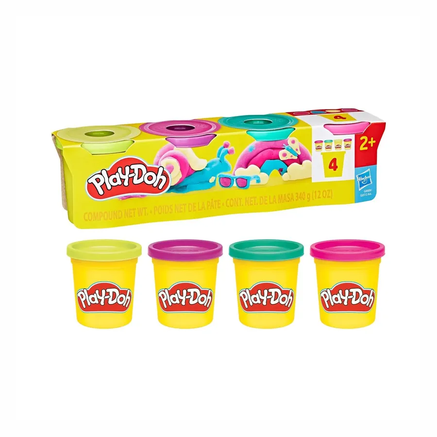 Play-Doh — pack de 4 potes