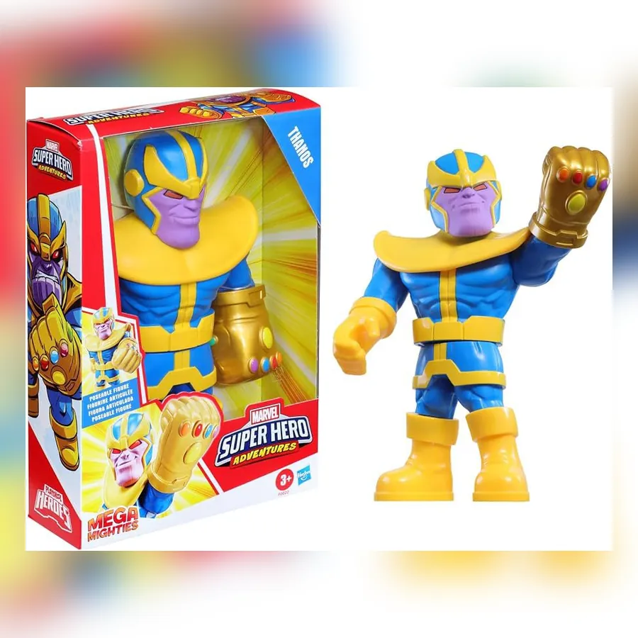 Thanos con guantelete — Marvel Mega Mighties